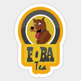 Boba tea Sticker